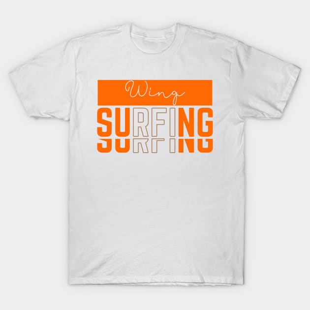 Wing Surfing T-Shirt by Lifestyle T-shirts